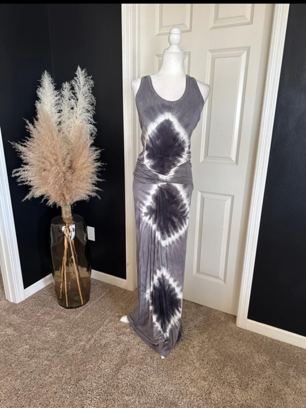 Young Fabulous & Broke Women's Fleur Tie-Dye Maxi Dress size Medium
